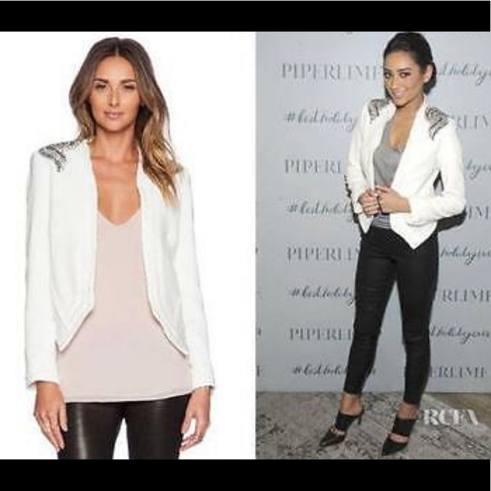 Haute Hippie off white Blazer
